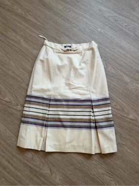 VINTAGE CR LIDIA 100% wool pleated skirt size 34
